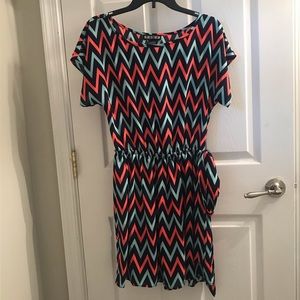 Chevron Summer Dress (Size: S)